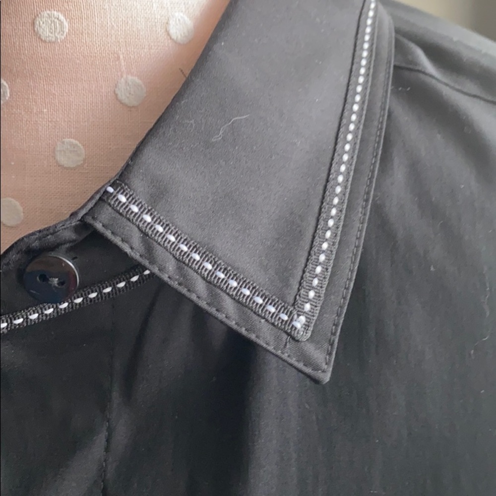 Chico’s soft black shirt.